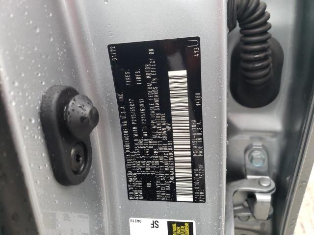 2022 TOYOTA COROLLA CR - 7MUAAABG2NV008791