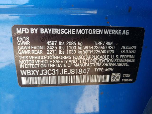 2018 BMW X2 SDRIVE2 - WBXYJ3C31JEJ81947