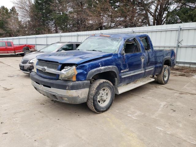 Salvage cars for sale from Copart Eldridge, IA: 2003 Chevrolet Silverado K2500 Heavy Duty