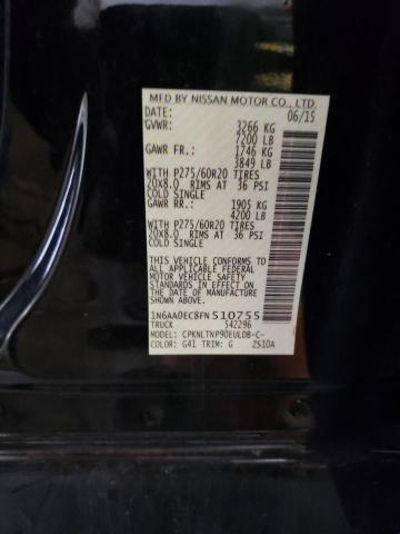 2015 NISSAN TITAN S - 1N6AA0EC8FN510755
