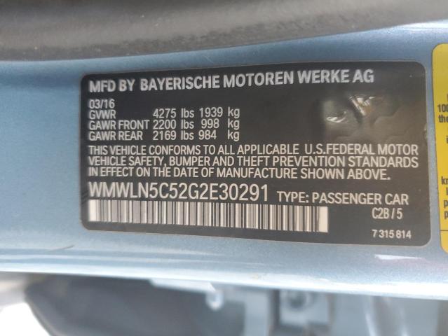 2016 MINI COOPER CLU - WMWLN5C52G2E30291