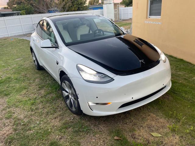 Tesla Model Y salvage cars for sale: 2021 Tesla Model Y