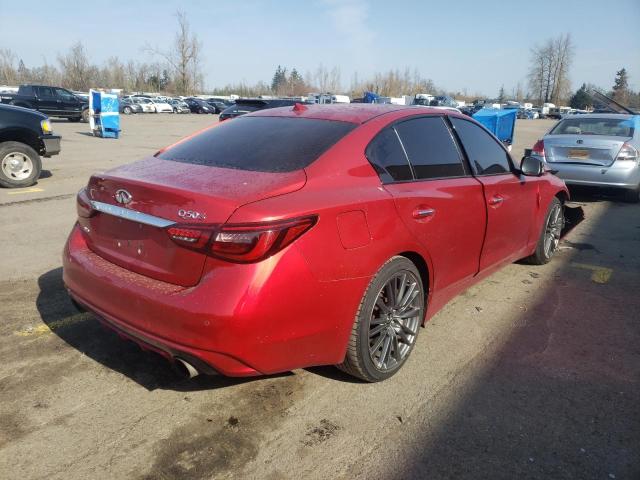 JN1FV7AR3KM830293 Infiniti Q50 Red Sport 400