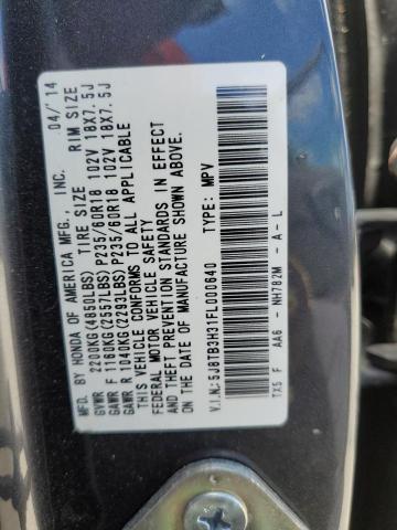 2015 ACURA RDX 5J8TB3H31FL000640  44261243