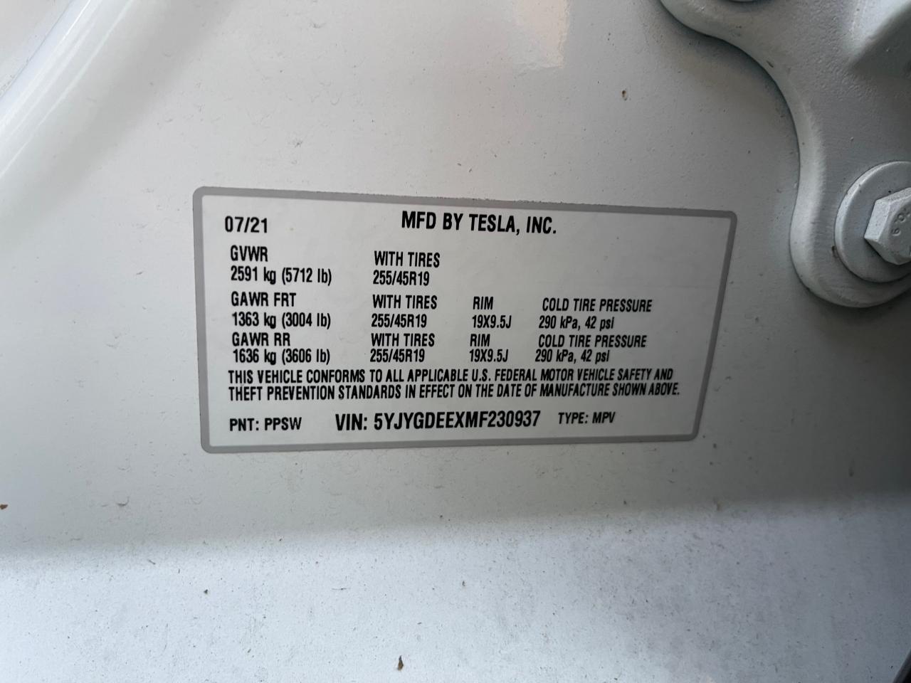 Tesla Model Y 2021г.