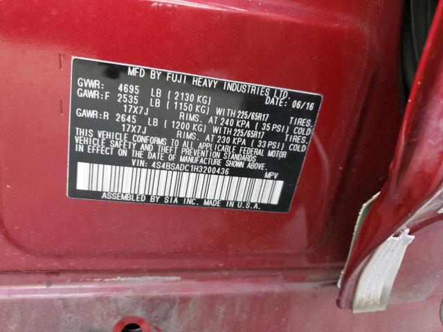 4S4BSADC1H3200436 Subaru Outback 2.5i Premium