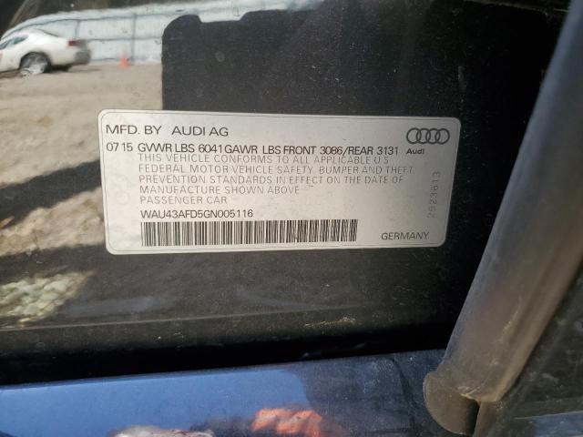 2016 AUDI A8 L QUATT - WAU43AFD5GN005116