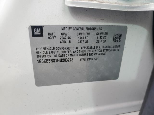 2017 CADILLAC CT6 - 1G6KB5RS1HU203278