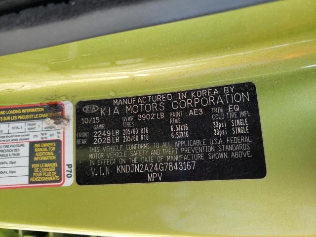 KNDJN2A24G7843167 KIA Soul