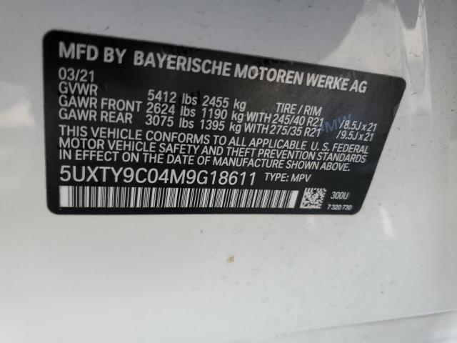 2021 BMW X3 XDRIVEM - 5UXTY9C04M9G18611