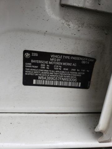 2015 BMW 335 XI - WBA3B9G57FNR93096