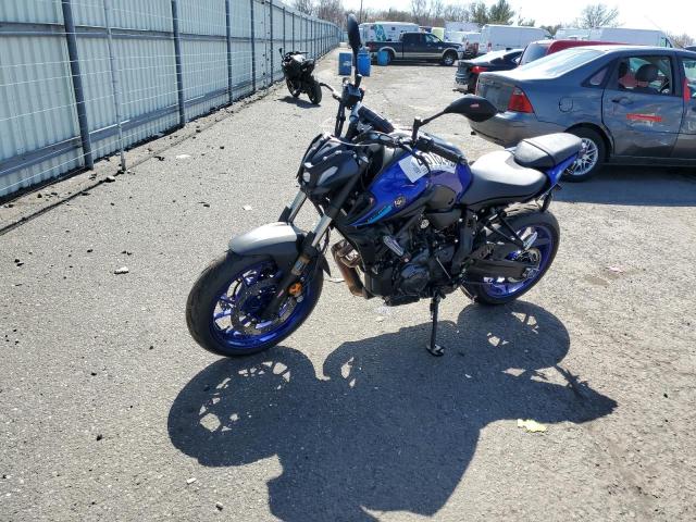 Salvage cars for sale from Copart Pennsburg, PA: 2022 Yamaha MT07