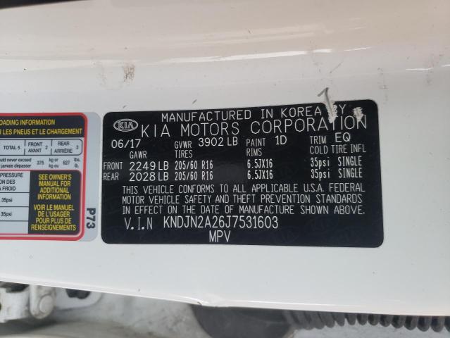 KNDJN2A26J7531603 KIA Soul