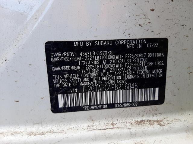 JF2GTAPC4P8216846 Subaru Crosstrek Premium