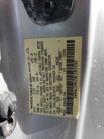 1N4AL24E28C183592 Nissan Altima 2.5s