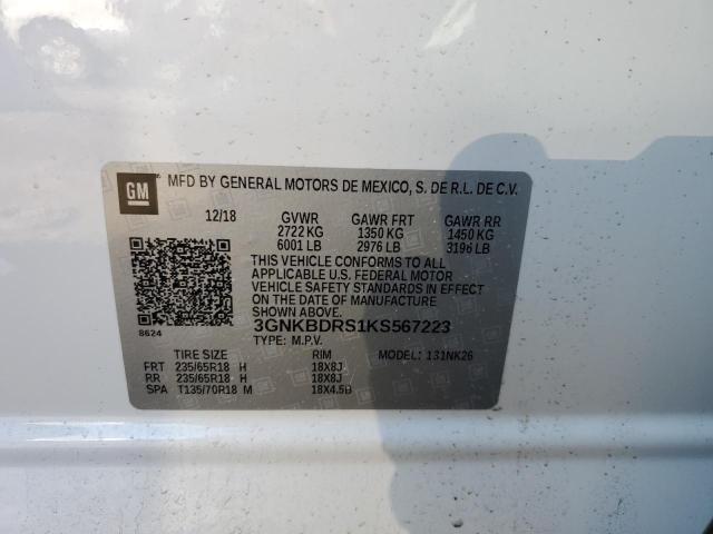 2019 CHEVROLET BLAZER 3LT - 3GNKBDRS1KS567223
