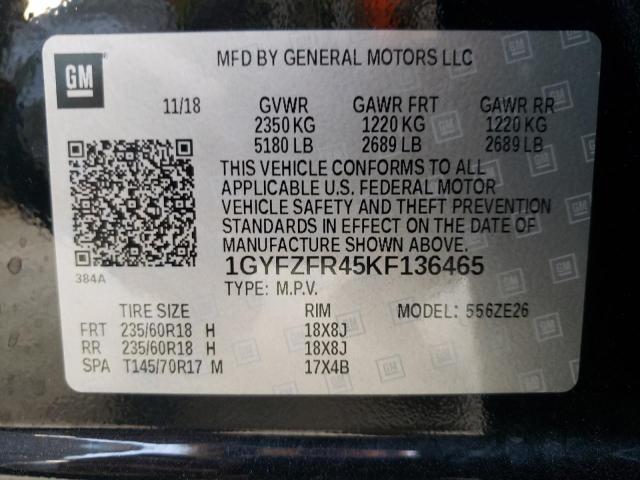 2019 CADILLAC XT4 SPORT - 1GYFZFR45KF136465