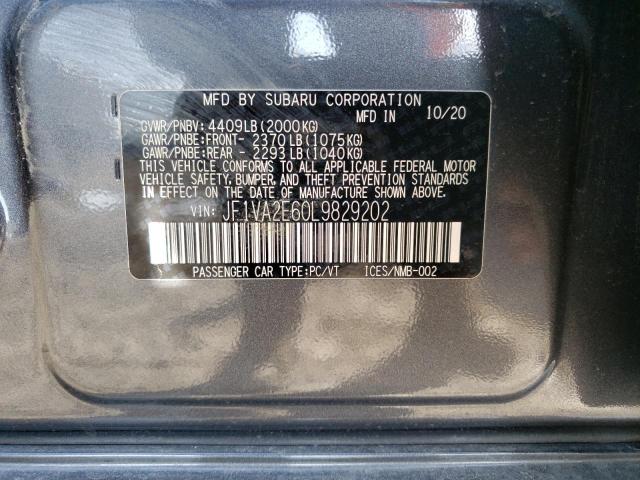 JF1VA2E60L9829202 Subaru Wrx Sti