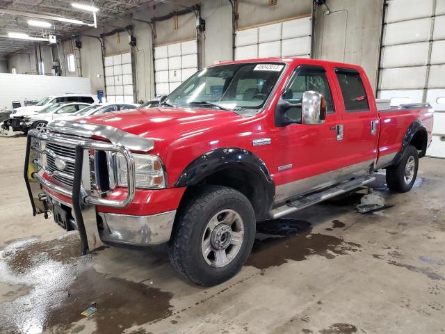 Salvage cars for sale from Copart Blaine, MN: 2006 Ford F350 SRW Super Duty