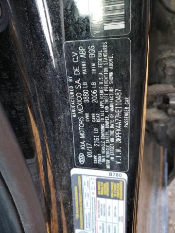 3KPFK4A77HE110487 KIA FORTE LX