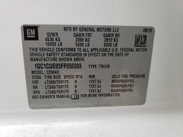 2015 CHEVROLET 2500 HD - 1GC1CUE83FF656393