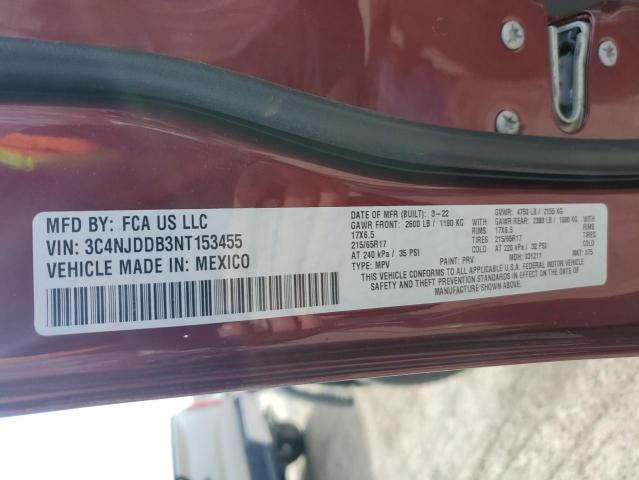 3C4NJDDB3NT153455 Jeep Compass Trailhawk
