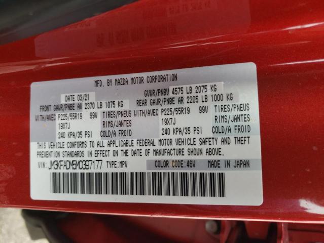 JM3KFADM5M0397177 Mazda Cx-5 Grand Touring