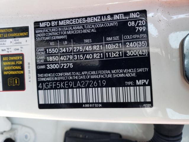 4JGFF5KE9LA272619 Mercedes-Benz Gls 450 4matic
