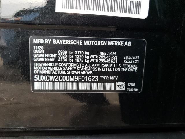 VIN 5UXCW2C00M9F01623 2021 BMW X7, Xdrive40I no.13