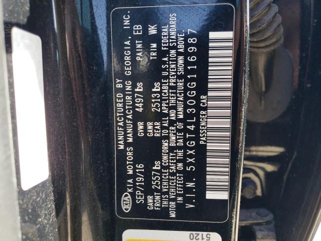 5XXGT4L30GG116987 KIA Optima Lx