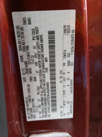 1FMCU0G72GUA29485 Ford ESCAPE SE