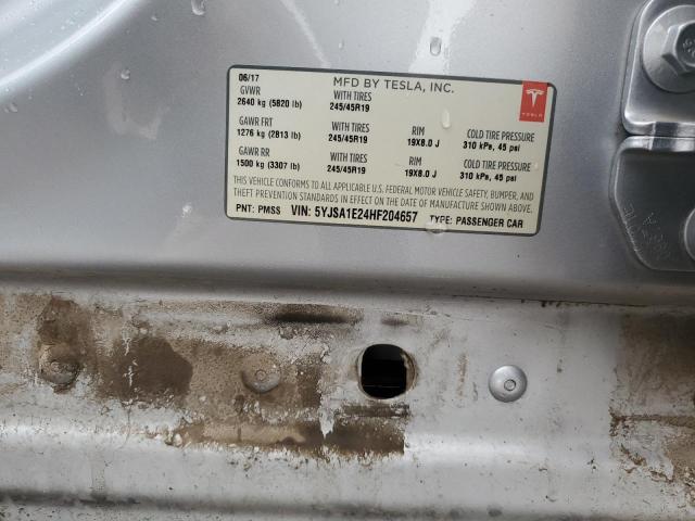 5YJSA1E24HF204657 Tesla MODEL S