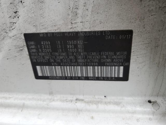 4S3GTAN67H3710998 Subaru Impreza Limited