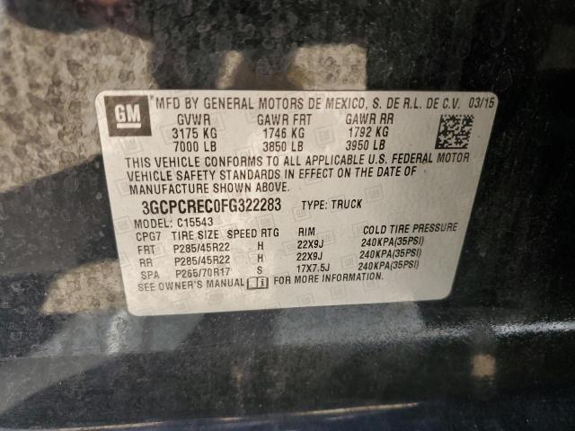 2015 TOYOTA SILVERADO - 3GCPCREC0FG322283