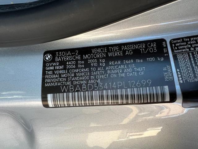 WBABD53414PL12699 BMW 330 CI