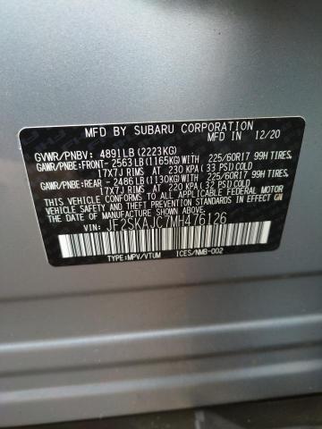 JF2SKAJC7MH476126 Subaru Forester Premium