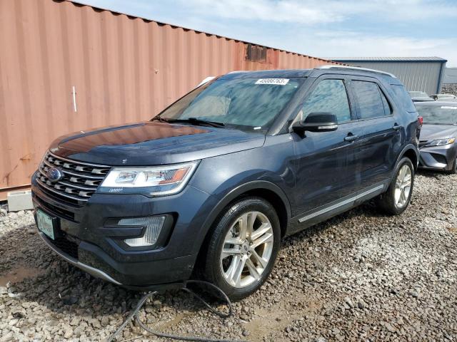Ford Explorer salvage cars for sale: 2017 Ford Explorer XLT