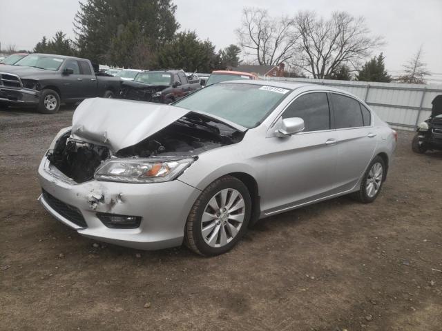 2014 Honda Accord Touring Серебряный vin: 1HGCR3F91EA026782