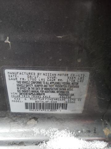3N1CN7AP5JL800478 Nissan VERSA S
