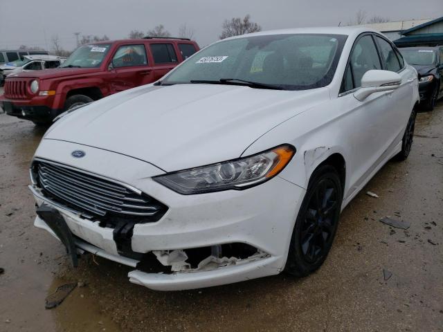 Ford Fusion SE salvage cars for sale: 2017 Ford Fusion SE