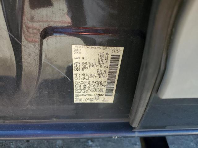 2015 NISSAN XTERRA X 5N1AN0NW2FN650880