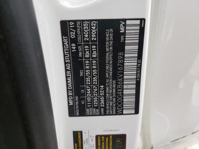 2019 MERCEDES-BENZ GLC 300 4M - WDC0G4KB6KV167898