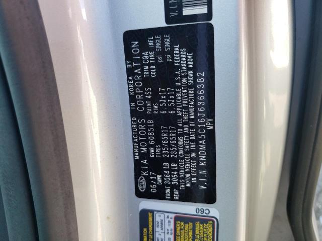 KNDMA5C16J6366382 KIA Sedona L