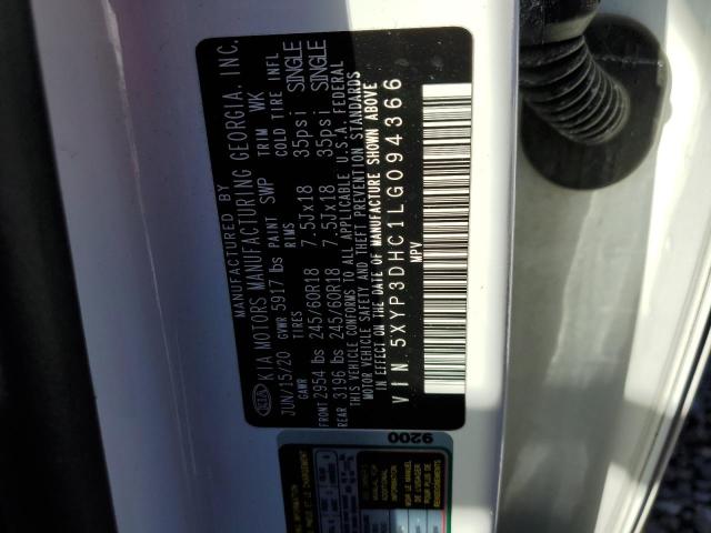 5XYP3DHC1LG094366 KIA Telluride Ex