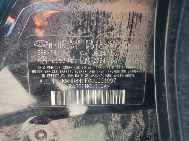 KMHD84LF0LU001997 Hyundai ELANTRA SEL