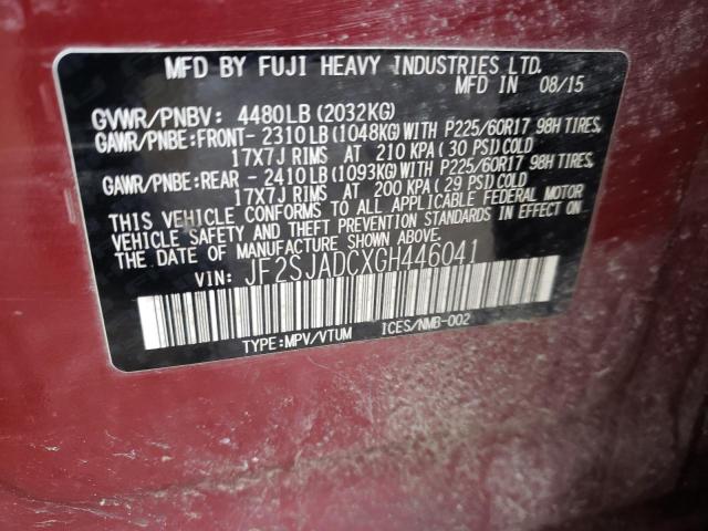 JF2SJADCXGH446041 Subaru Forester 2.5i Premium