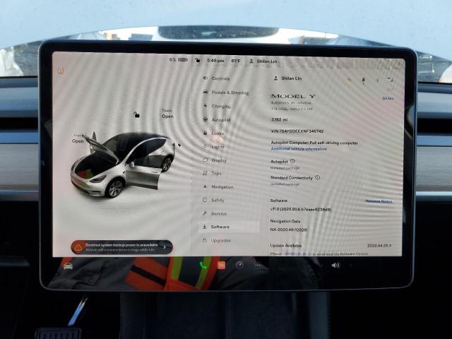 7SAYGDEEXNF346742 Tesla Model Y