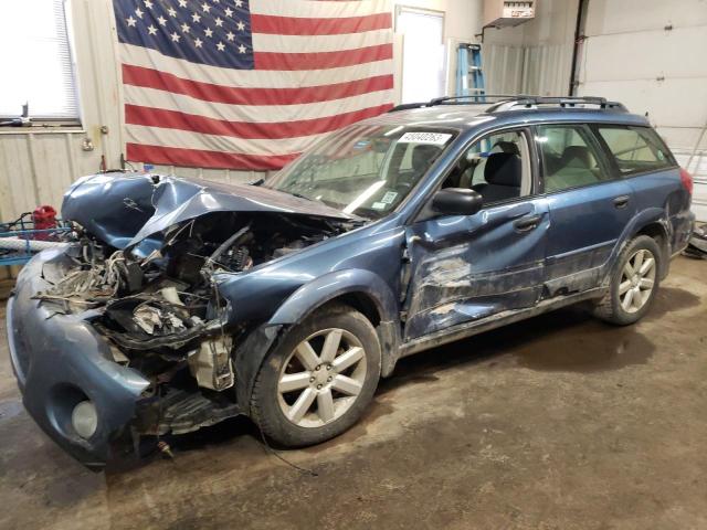 Salvage cars for sale from Copart Lyman, ME: 2007 Subaru Legacy Outback 2.5I