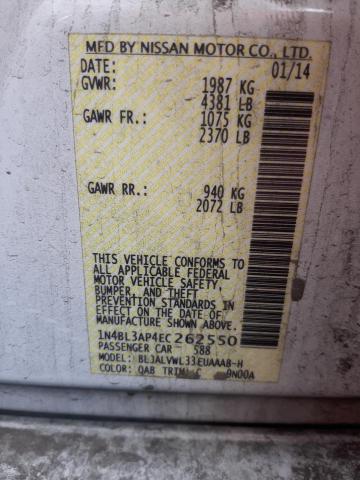 1N4BL3AP4EC262550 Nissan Altima 3.5s