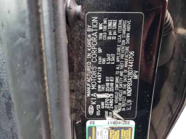 KNDPB3A28D7441706 KIA Sportage Base